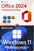 Microsoft Office 2024 Professional Plus + Microsoft Windows 11 Professional license